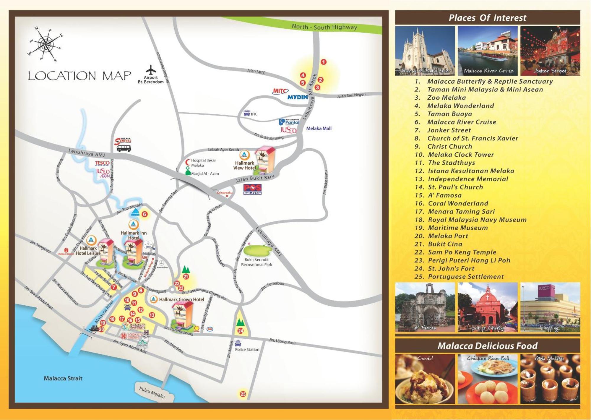 ฮอลล์มาร์ค คราวน์ โฮเต็ล Hotel Malacca ภายนอก รูปภาพ